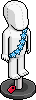 Snowy Blue Sash