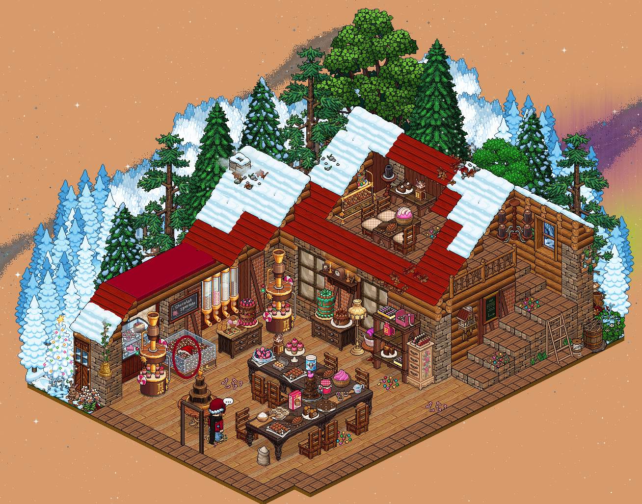 Rasta Santa's Cozy Cabin 16