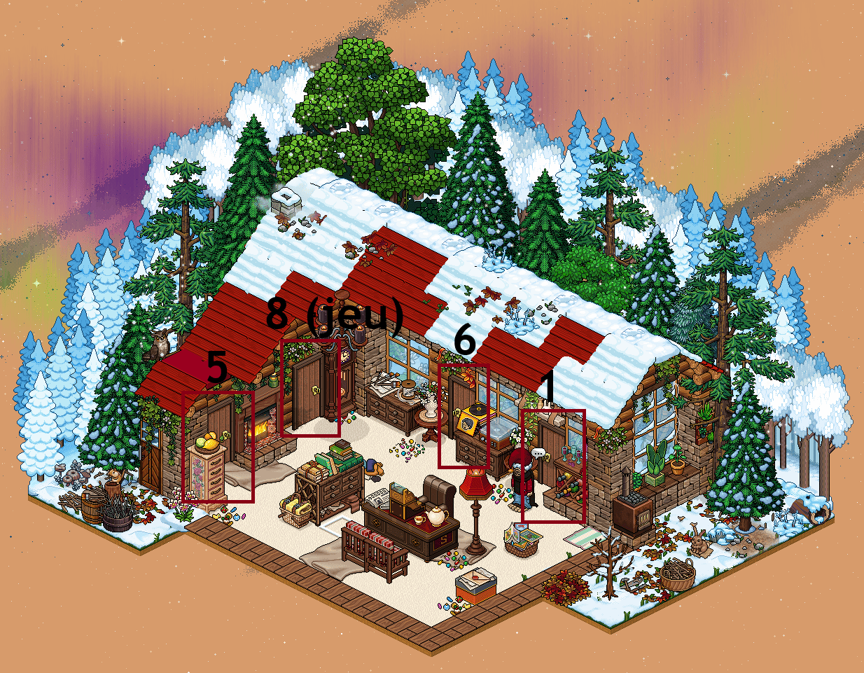 Rasta Santa's Cozy Cabin 4