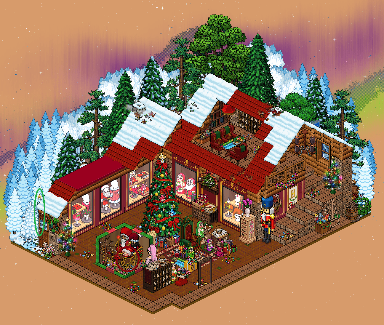 Rasta Santa's Cozy Cabin 17