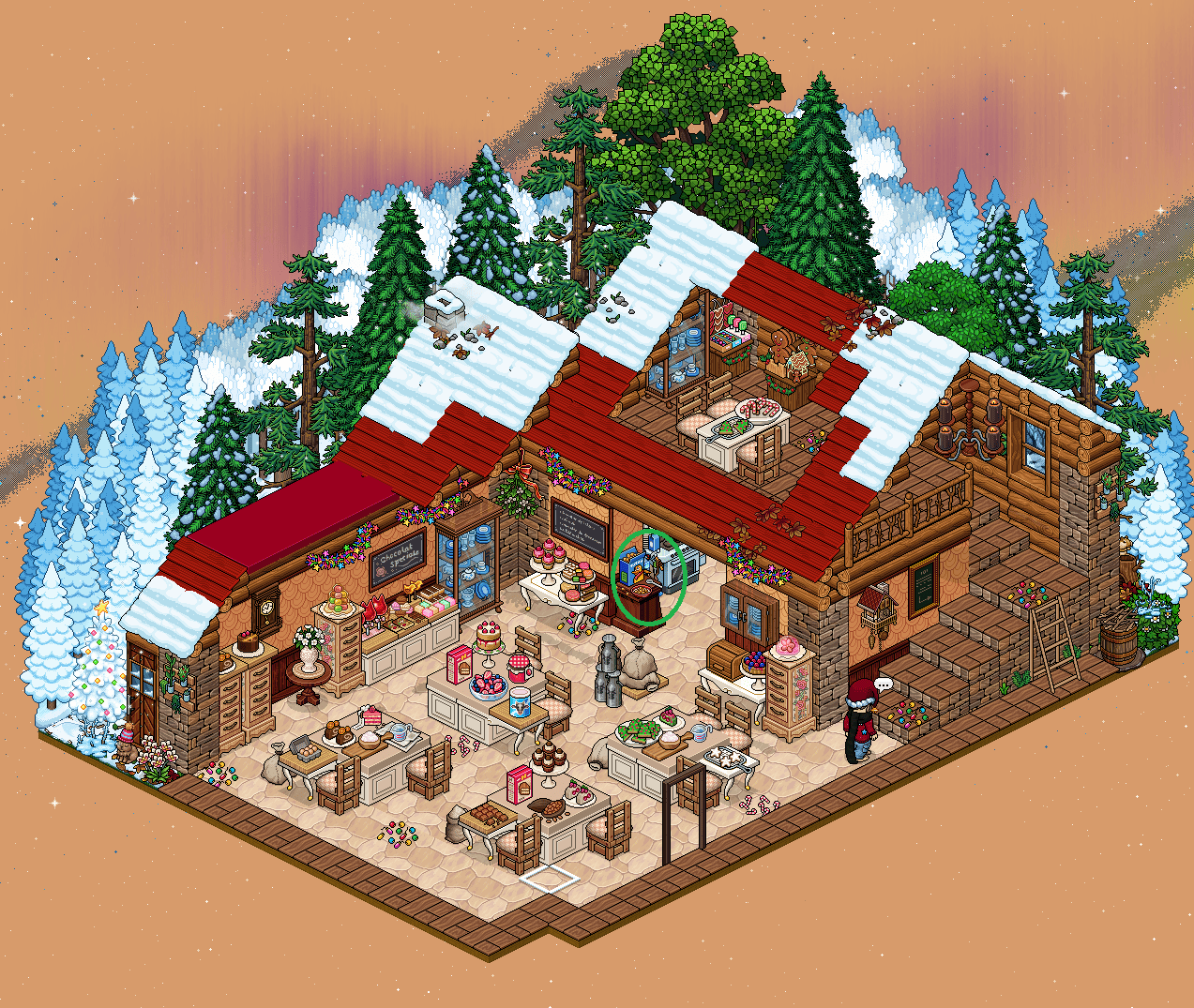 Rasta Santa's Cozy Cabin 14