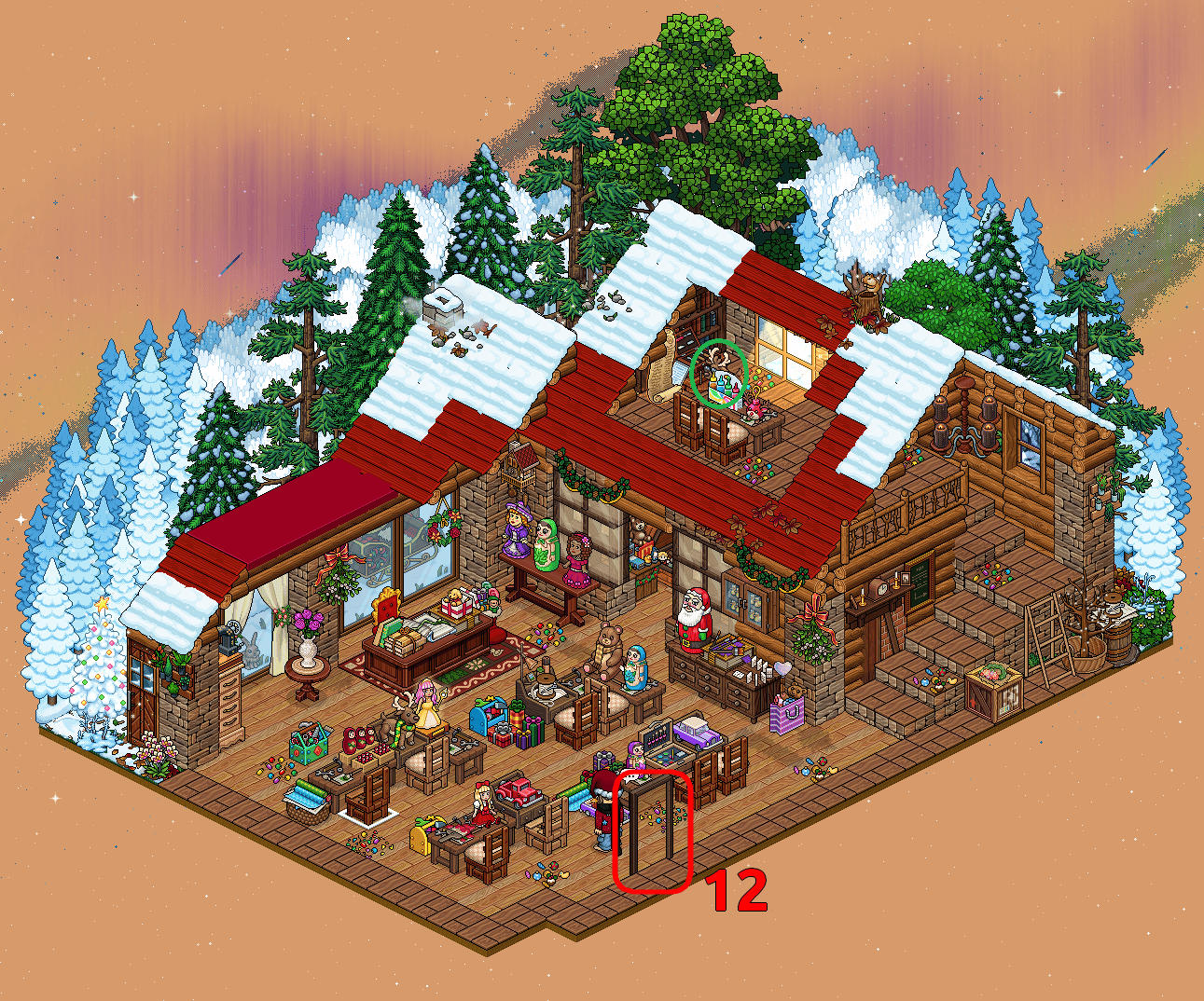 Rasta Santa's Cozy Cabin 13