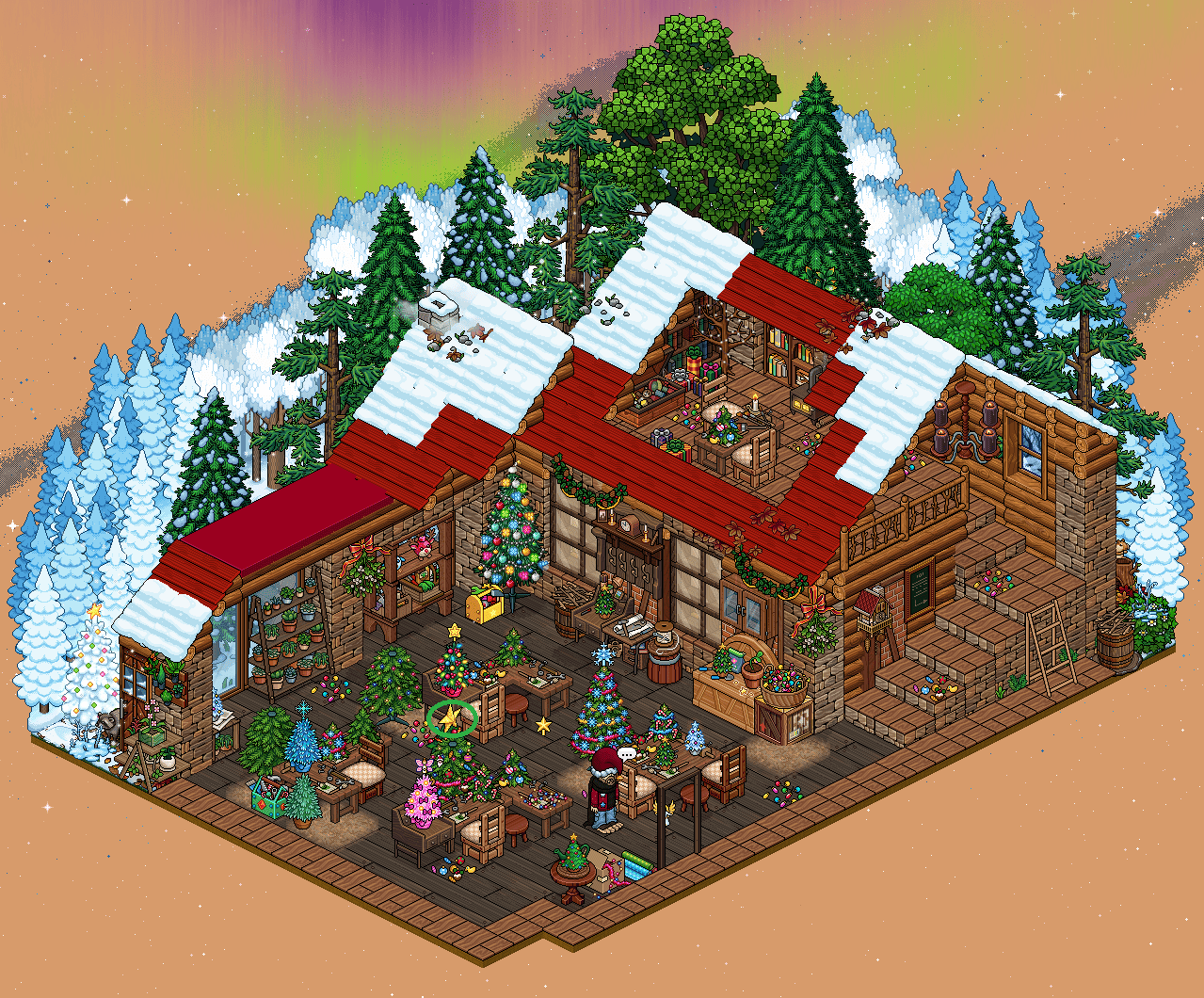 Rasta Santa's Cozy Cabin 15
