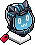 Visage de robot mignon