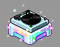 Platine vinyle disco irisée