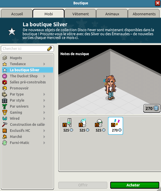 Collectibles shop